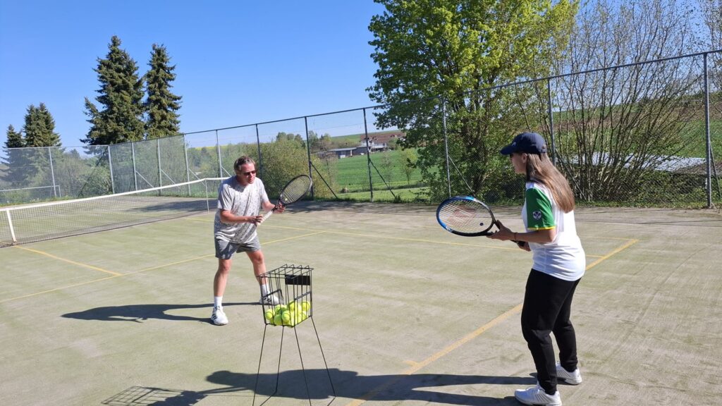 Bewegungsablauf Tennistraining
